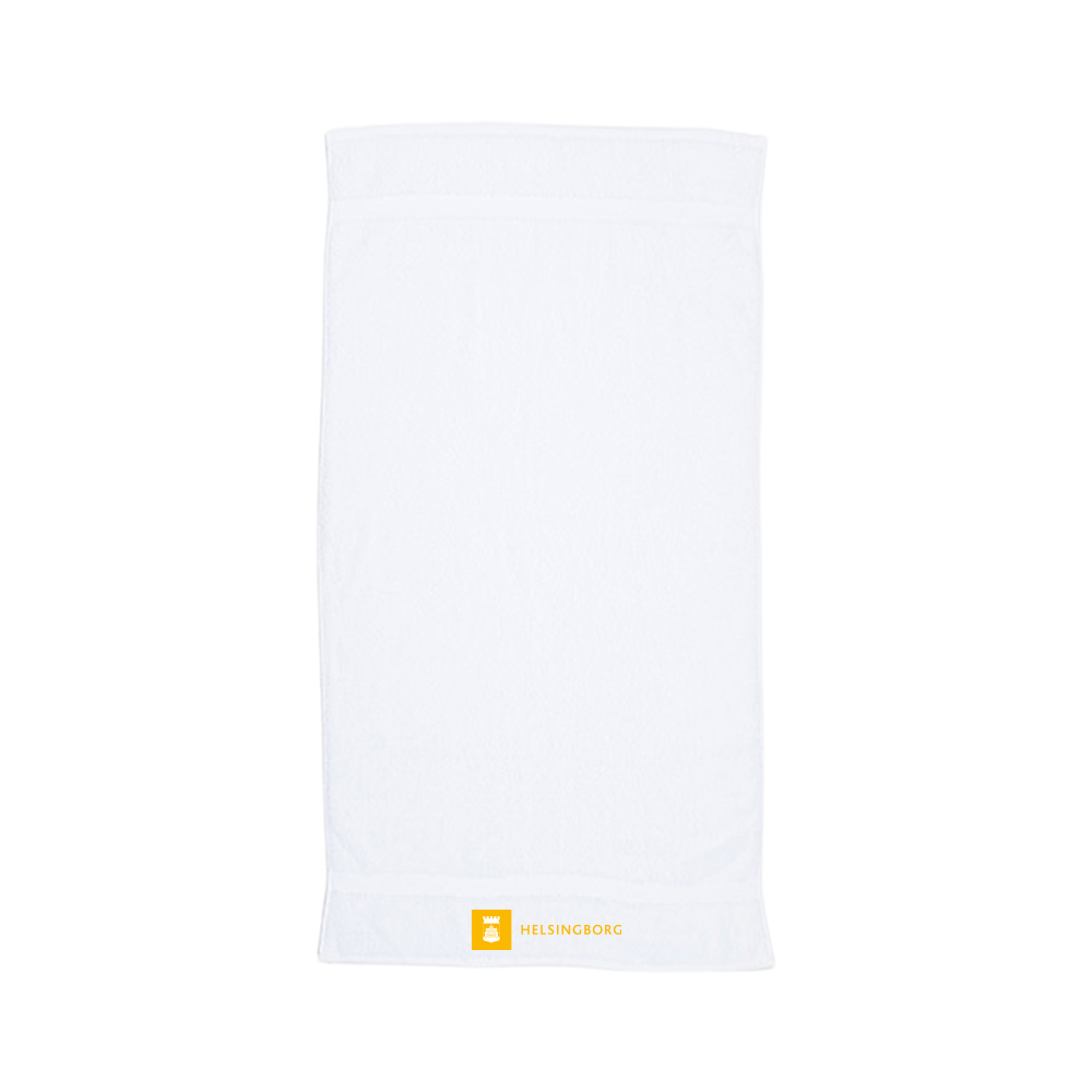 Frottéhandduk - Egen logotyp Vit